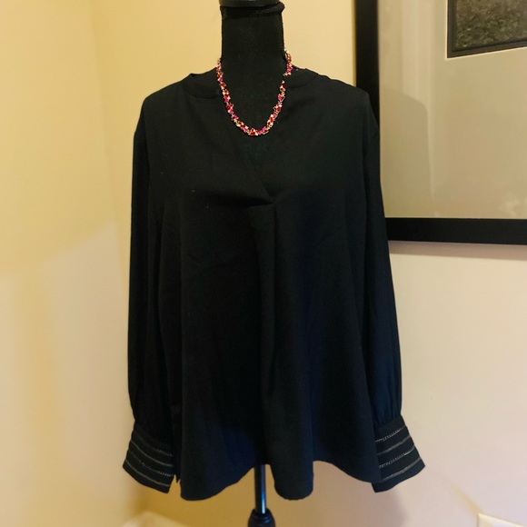 Chico’s Black Beautiful Blouse - Picture 3 of 8